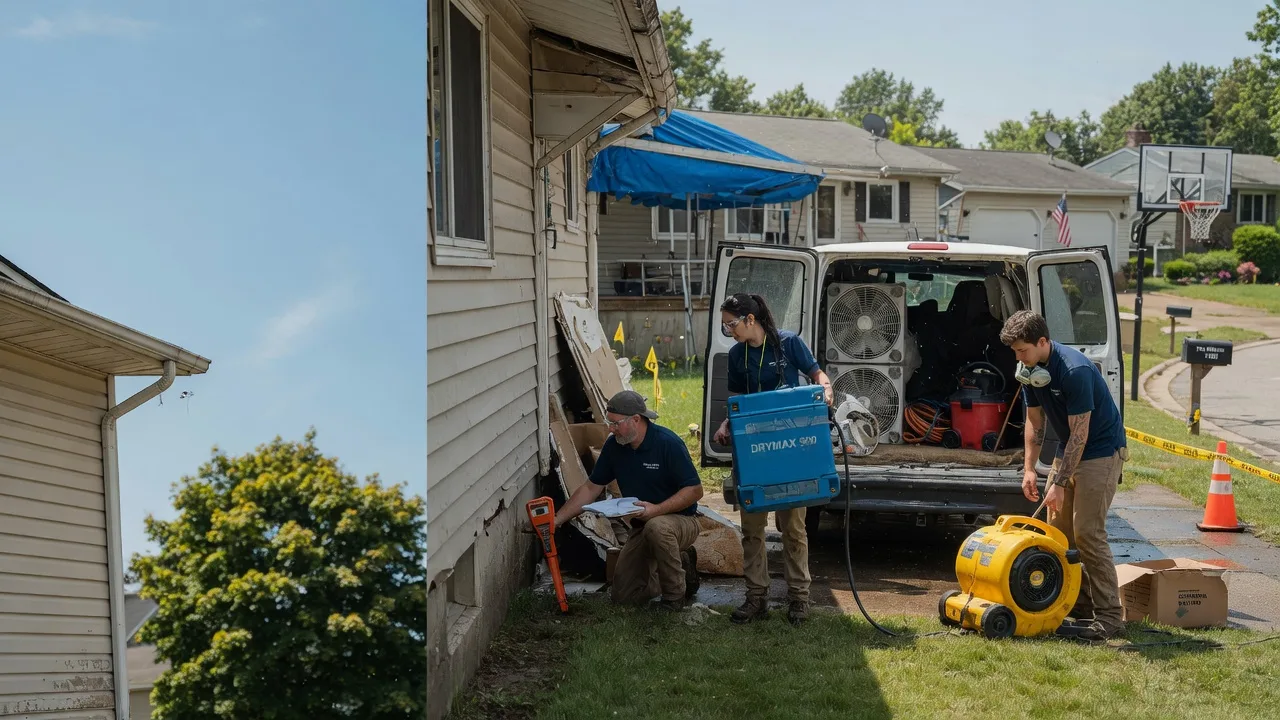 Ceiling Leak Cleanup in Eaton Rapids, MI near me